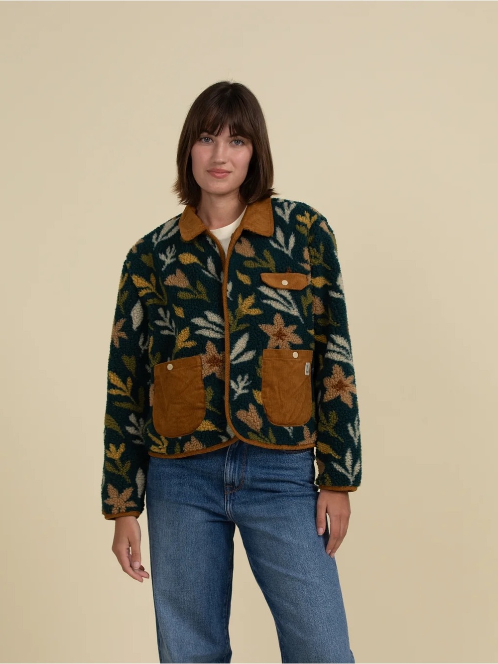The Landmark Project Haven Women's Full Snap Sherpa Jacket Small Sm NWT - Picture 2 of 8